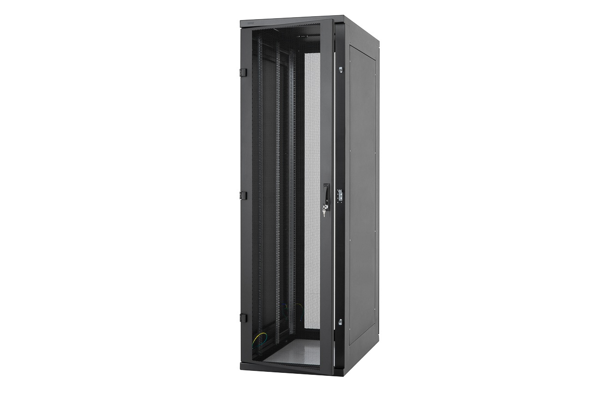 Serverový 19" rozvádzač kompaktný RMA šírka 800 mm, hĺbka 1000 mm, presklenné predné dvere